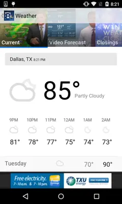 WFAA android App screenshot 1